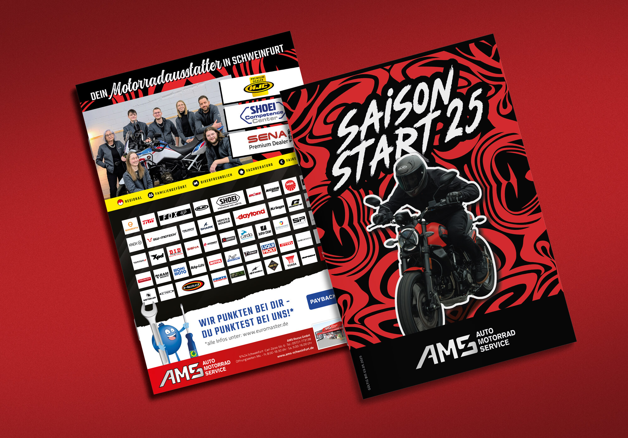 Referenz AMS Schweinfurt Prospekt Saisonstart